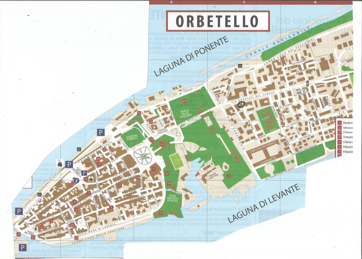 Albergo La Perla Orbetello Luaran gambar